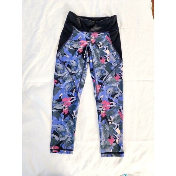 Patagonia - Women's Centered Crop Leggings Abstract Jungle - Size XS - Picture 2 of 10